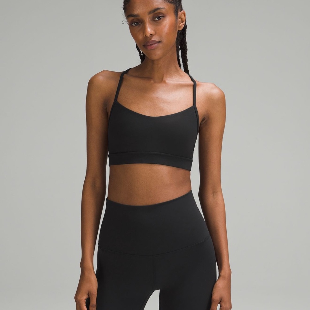 lululemon Flow Y Nulu Bra in black